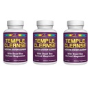 7 lumières Temple Cleanse3-Pack spécial, Magnésium, à base d'oxygène Colon Cleanse detox, soulage la constipation occasionnelle sans gaz ni ballonnement, corps detox et nettoyage pour les femmes et les hommes