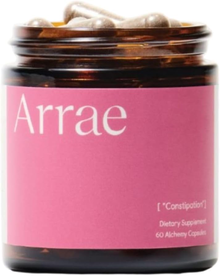 Relief de constipation Arrae: Nettoyer le colon naturel, Capsules à action rapide pour les mouvements réguliers de Bowel et la santé de Gut, Détox digestif, Bloating Relief pour les femmes et les hommes, Gut Cleanse (60 comte)