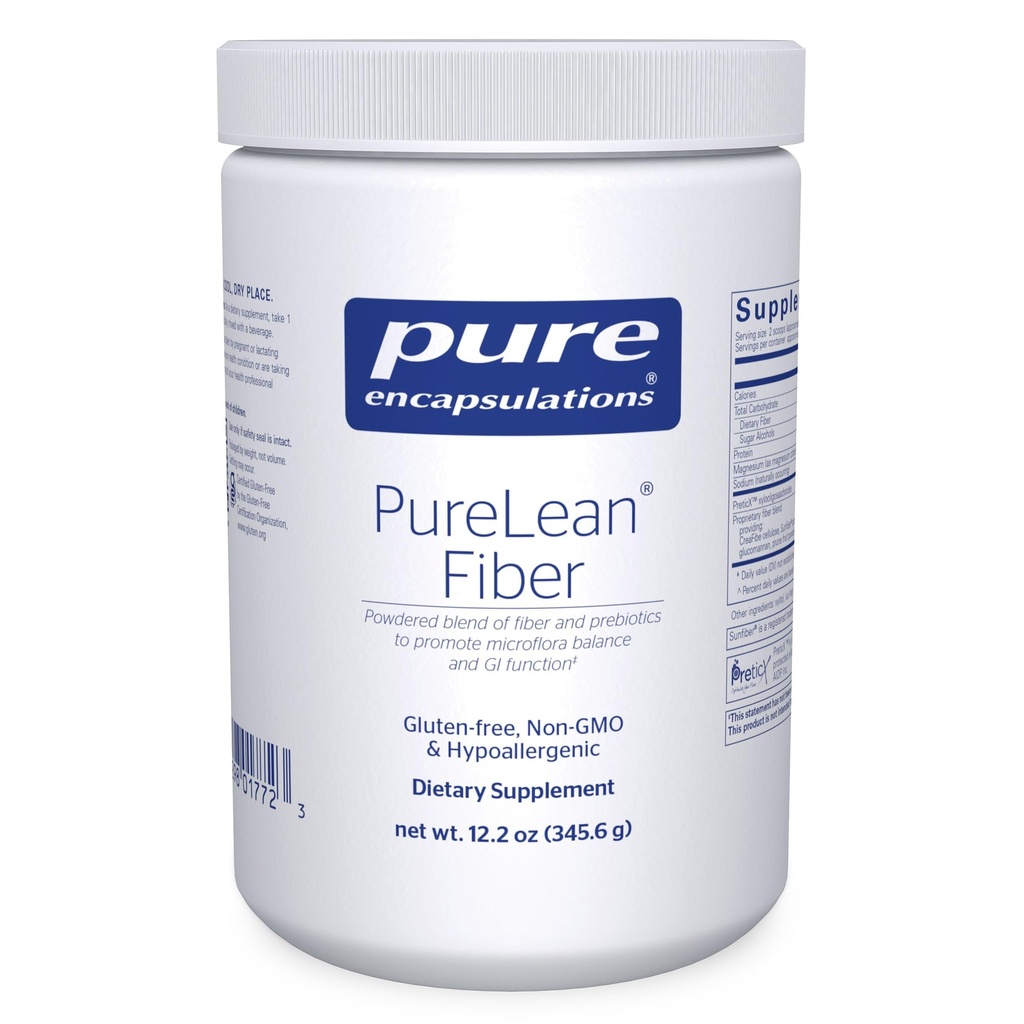 Encapsulations pures Fibre de PureLean en poudre de fibres solubles et insolubles et de probiotiques pour promouvoir l'équilibre de la microflore et la fonction GI*