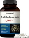 NatureBell R-Alpha Acide lipoïque, 1 200mg, 90 Capsules de Veggie.
