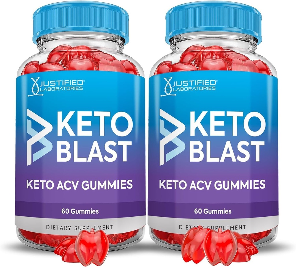 (2 Pack) Gommies de vinaigre de cidre de pomme 1000MG Keto Blast Keto Gommies de vinaigre de cidre de pomme Formule avancée préparée avec du jus de betterave de grenade Poudre B12 Vegan Non OGM 120 Gommys