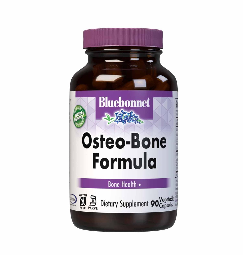 BlueBonnet Formule Ostéo-Bone Capsules végétariennes, 90 Nombre