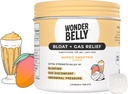 Wonderbelly Bloat Gas Relief Extra Strength Chewable Tablets with 125 mg Simethicone No Talc or Dye Mango Smoothie 35 Count