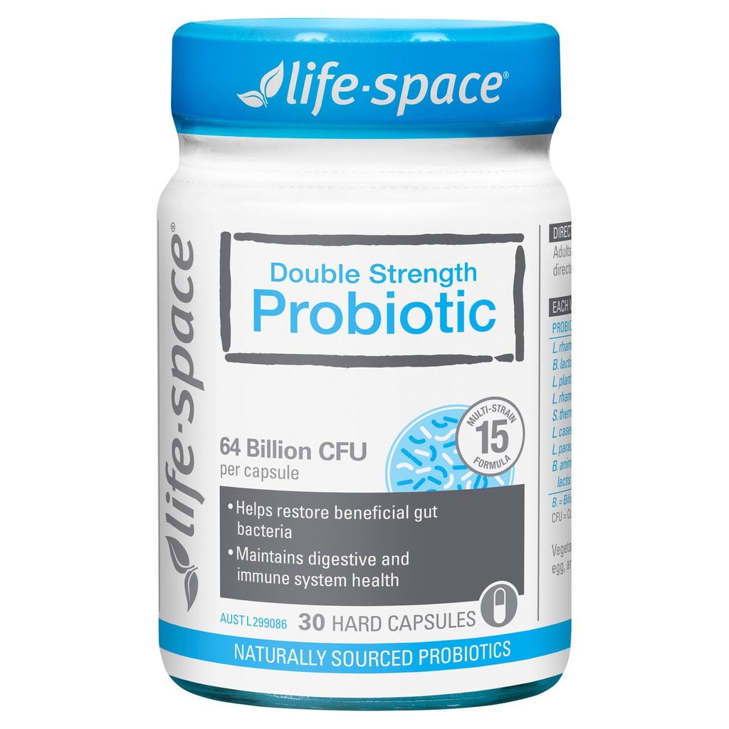 Life Space Double Strength Probiotique 30 Capsules