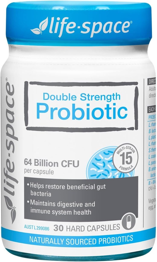 Life Space Double Strength Probiotique 30 Capsules