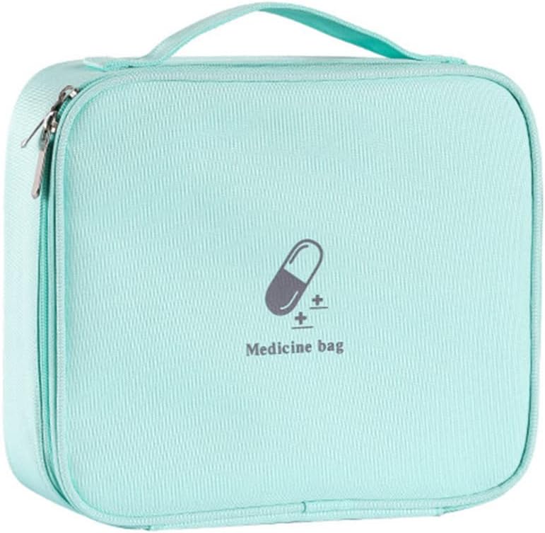 COHEALI Médicament Organisateur Sacs vides Sacs de médecine de voyage Fournitures Sacs d'organisateur Portable pour voiture Home Camping Bureau Randonnée En extérieur Organisateur