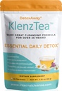 KlenzTeaTM - DetoxAway® votre foie, lymphe, colon et rein avec 14 ingrédients soigneusement sélectionnés. (30 sachets de thé)