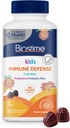 Biostime Kids immunosupport chewing-gums (Ages 4+) (Comprend Vitamines D&C + Zinc et Probiotiques) Non ajouté Sucre (Kids Immune Defense Fruity Bites) Exempte de top 9 allergènes
