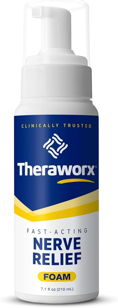 Theraraworx Relief Nerve Relief Foam Aggravé Nerve Relief Discomfort - 7,1 oz - 1 comte
