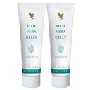Pour toujours vivre - Aloe Vera Gelly - Gel d'aloe pur pour apaiser, hydrater et condition - Vegan et sans gluten - 4 fl oz (paquet de 2)