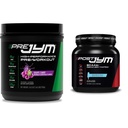 Pre JYM Grape Candy Pre Workout, Post JYM Active Matrix Post-Workout avec BCAAs, Creatine HCI, Beta-Alanine