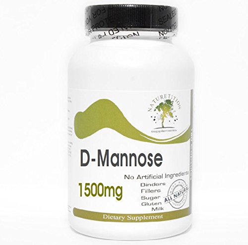D-Mannose 1500mg // 180 Capsules // Pure // par Suppléments PureControl