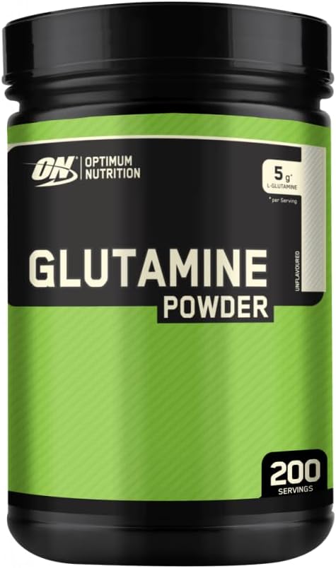 Optimum Nutrition Poudre de glutamine, non aromatisée, 2,2 LB (1000 grammes) 194 portions