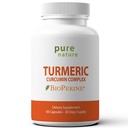 Curcumine Turcuma de PureNature avec Nature Turcuma de BioPerine