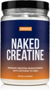 NAKED Pure micronized orange créatine monohydraté - 36 portions - 500 grammes, 1,1 lb en vrac, végétalien, non-OGM, sans gluten, sans soja.