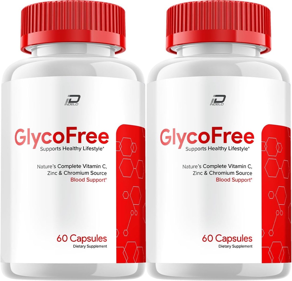 GlycoFree Capsules, supplément GlycoFree Advanced, toute la formule naturelle pour maintenir des niveaux de santé, la formule quotidienne de force maximale, Glyco Free Capsules Avis (2 Pack - 120 Capsules)