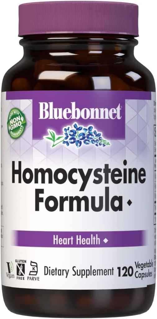 Supplément de formule Homocystéine BlueBonnet, 120 comtes