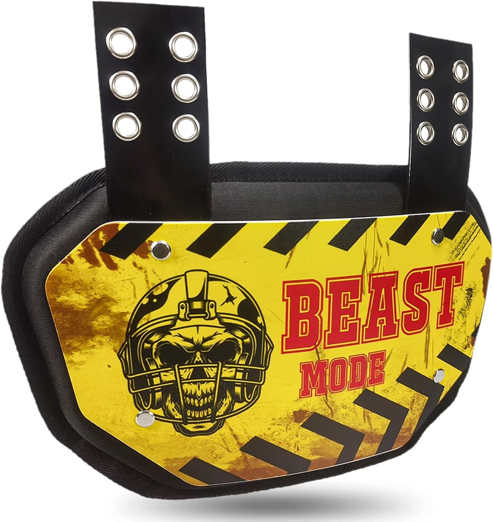 Sports Football Back Plate Football Backplates for Shoulder Pads Football, Rear Protector Lower Back Pads for Football Players, Lower backs will be safe and stylish with this sturdy backplate.