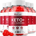 (5 Pack) Bio Carburant Gummies Keto ACV - Formule avancée BioFuel Keto Plus ACV Gummies Apple Cider Vinegar Bio Carburant ACV Gestion du poids Gummies Dietary Supplément Reviews Hommes Femmes (300 Gummies)