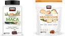 Facteur de force Maca et compléments de champignons avec 7 champignons, racine de maca, vitamines, 60 chews doux chacun