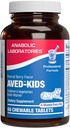 Multivitamine à croquer pour enfants 25-en-1 - Multivitamine à base clinique pour enfants avec des vitamines de magnésium de fer A Complexe B C D E Antioxydant Extraits de fruits riches et plus - Fabriqué aux États-Unis - 1 mois d'approvisionnement