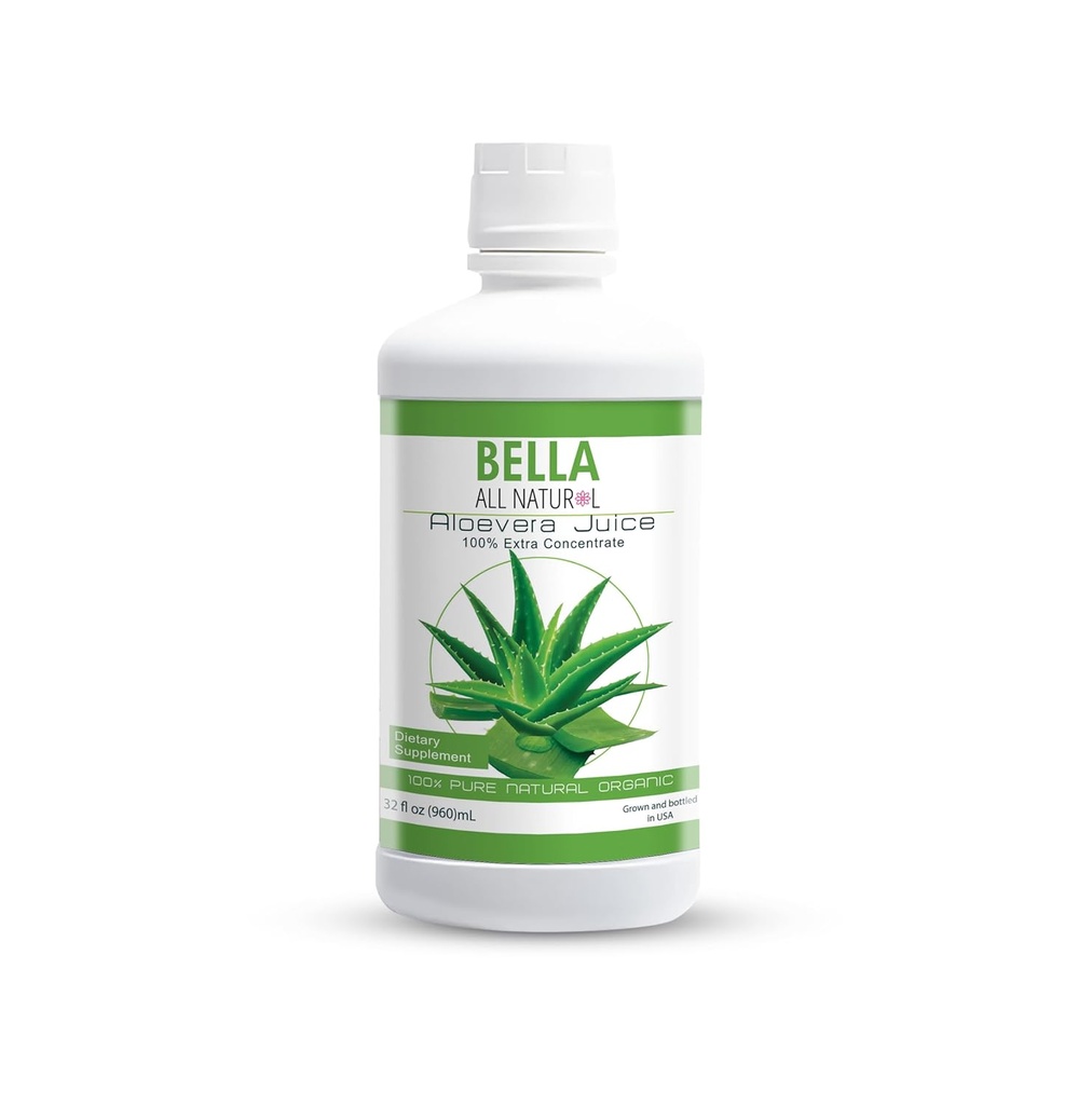 Bella All Natural Aloe Vera Juice (non aromatisé) 32 Oz