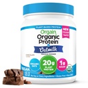 Poudre de protéines végétales organiques d'orgaine + lait d'avoine, chocolat - 20g Protéines végétales, sans gluten, sans ingrédients laitiers, soja ou lactose, faible teneur en sucre, non-OGM, casher, pour Shakes & Smoothies - 1,05lb