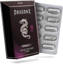 DRAGONX Supplément Homme Argent pour l'endurance, la force, l'énergie, l'endurance et la conduite. Agissant rapidement, formule longue durée de 10 capsules