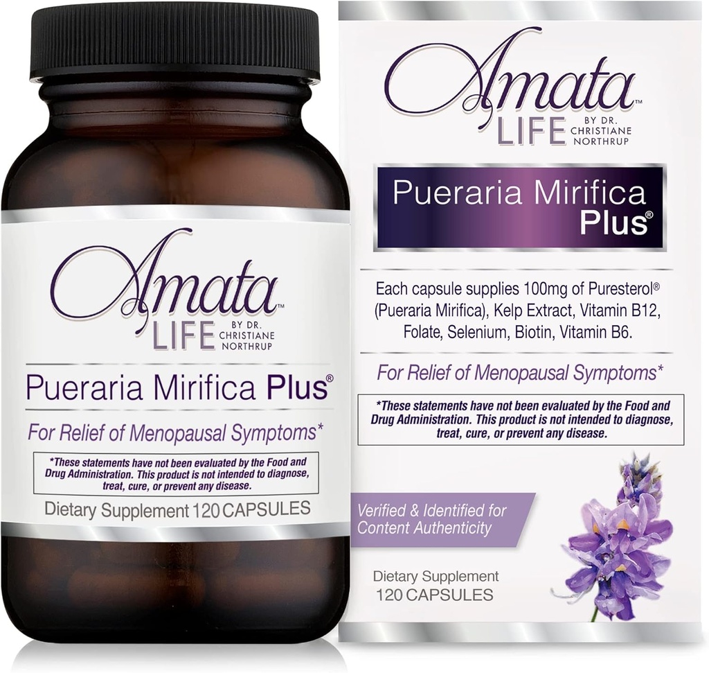 Amata Life de Christiane Northrup Pueraria Mirifica Plus Capsules 60 Jours