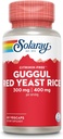SOLARAY Guggul Gum Extract & Red Yeast Rice.