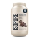 Isopure Low Carb 100% Pure Whey Isolate Protein Powder, Sans lactose, Sans gluten, Avec des vitamines, Chocolat, 25g Protéines par portion, 3 Lbs, 39 portions (Packaging May Vary)
