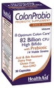 HealthAid ColonProbio 82 milliards avec prébiotique, 14 souches, une fois par jour, 30ct, soin optimal des colonies, acide et résistant à la bile, sans lait, sans gluten, sans OGM