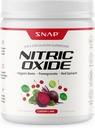 Suppléments de snap Race de betterave biologique poudre d'oxyde nitrique - soutient l'énergie et la circulation saine, 8,8 oz (30 portions, 1 mois d'approvisionnement), chaux cerise