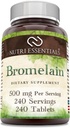 Bromelain 500 mg 240 Comprimés Suppléments de non-OGM