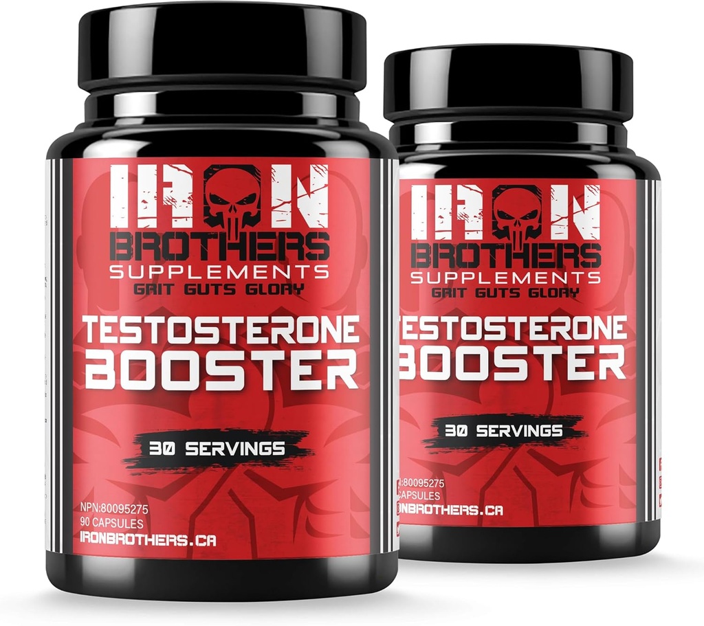 Suppléments booster de testostérone pour les hommes - Estrogen Blocker - Supplément énergie naturelle, force et étamine - croissance musculaire maigre - favorise la perte de graisse - augmenter la performance masculine (2 bouteilles)