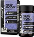 ONNIT Nouvelles capsules quotidiennes de soutien du stress, IGENTM non-OGM testé, supplément de soutien du sommeil et de l'humeur pour les hommes et les femmes, capsules quotidiennes de gestion du stress, 60 comtes
