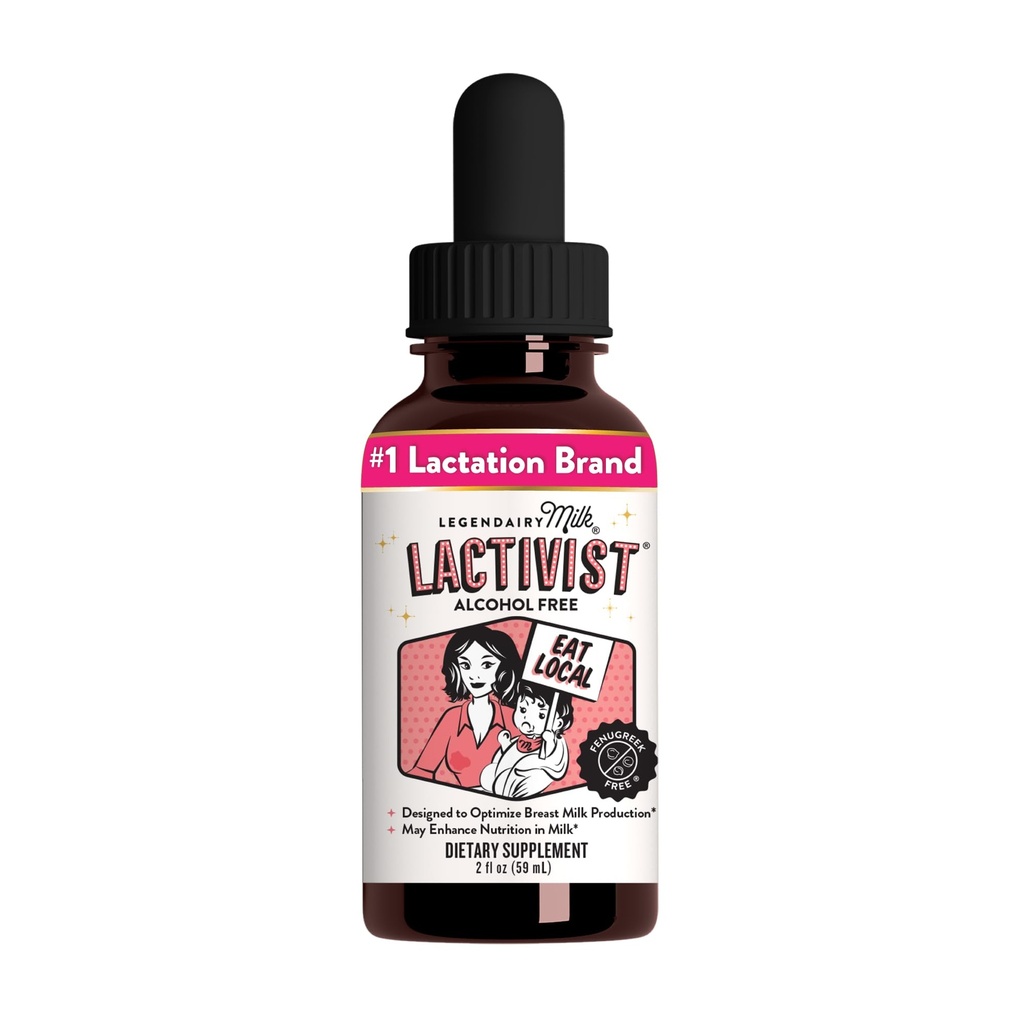 Lait légendaire gouttes lactivistes, supplément d'allaitement pour augmenter l'approvisionnement en lait maternel, Torbang biologique pour l'allaitement, Fabriqué aux États-Unis, Sans alcool, 2 Fl Oz