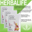 Herbalife Skin Lémonade aux fraises 30 Packets (5,7G) Skin Collagen Beauty Booster: Pas d'arôme artificiel, pas d'édulcorants artificiels, sans gluten