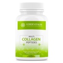 Multi Collagen Peptides Capsules -Non-GMO&Gluten Free Type I, II, III, V, X Hydrolyzed Collagen Supplements with Vitamin C - Supports Healthy Hair, Skin, Nails, & Joints - 120 CPS