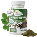 Grenera Organic Moringa Tablets | USDA Organic, 500mg Per Tablet | Uncoated Herbal Supplement, Single Ingredient Moringa Leaf Powder | Lab Tested Quality, Vegan & Kosher Certified | 240 Count