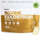 Poudre de colostrum entier de la farine d'herbe pour les femmes et les hommes – première journée de laitage, non OGM, sans soja, sans kéto, sans gluten – 28 portions, 2,96 oz, sans saveur, fabriqués aux États-Unis