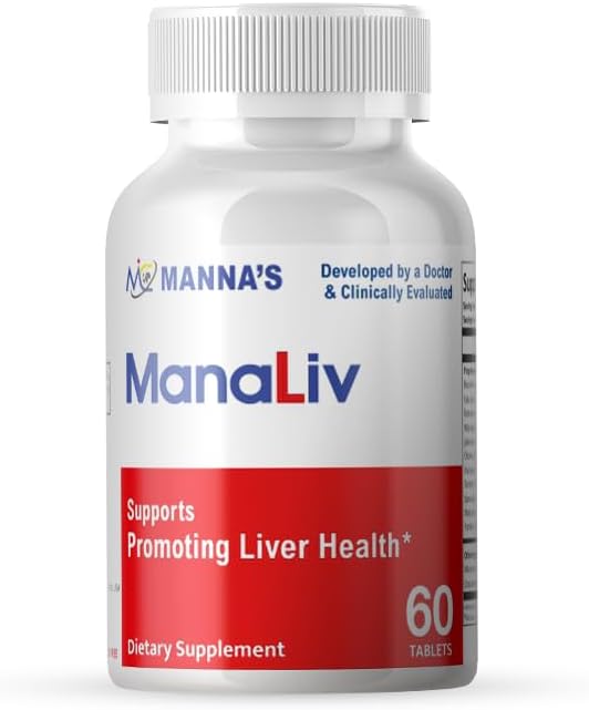 Manna ManaLiv Supports Promoting Liver Health 60 Tablets