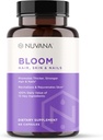 Bloom Biotin 5000mcg B7 pour la croissance des cheveux en santé, soutient la perte de cheveux, belle peau et ongles forts avec acide hyaluronique, collagène, folate, vitamine E, A, B6