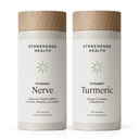 Stonehenge Health Dynamic Nerve + Suppléments de groupe de Turmériques Dynamiques pour soutenir le confort, le tingling, la numération, la combustion