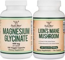 Wellness Support Duo – Magnésium Glycinate et Lion pour soutenir la santé globale et la cognition