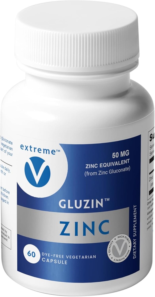 Zinc MG50.Label propre 50MG Supplément de gluconate de zinc élémentaire.