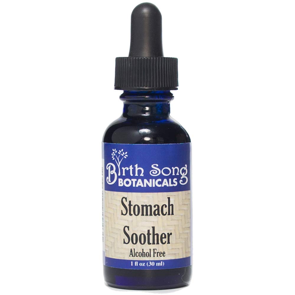 Chanson de naissance Botaniques Estomac Sother Tecture – Supplément de soutien à la digestion à base de plantes pour l'estomac et la maladie de mouvement à l'envers – Supplément d'aide à la digestion à base de plantes, sans alcool, 1 oz