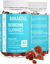 Berbère avec Gommies Ceylan Cinnamon, Berbère sans sucre 1500 mg et Ceylan Cinnamon 500 mg, Gummées Berbère de haute puissance avec complexe de magnésium et chardon de lait, 60 Gummées