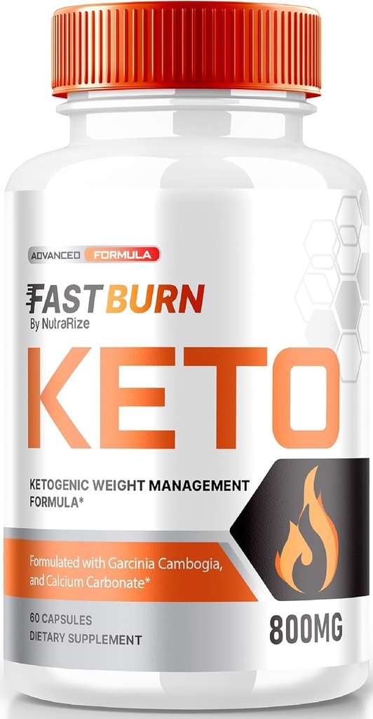 Fast Burn Capsules de kéto, FastBurn Advance Weight Loss Support, formule de soutien maximale, pilules de brûlure rapide, tous les suppléments de kéto naturels, les vitamines de kéto à combustion rapide, avis de kétos FastBurn (60 capsules)
