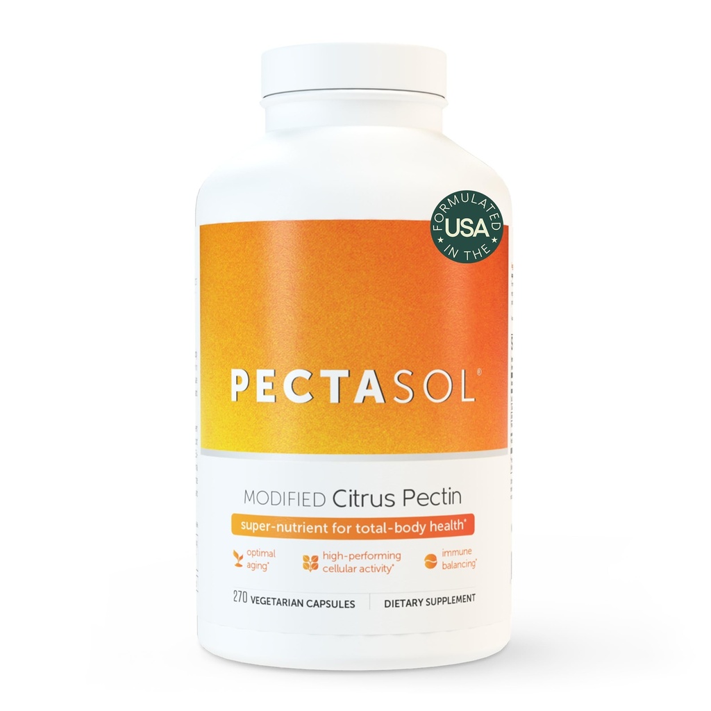 PectaSol modifié Citrus Pectine – 270 Capsules – Supplément Santé Total-Body pour soutenir le coeur, le système immunitaire, la réponse à l'inflammation et le vieillissement en santé + maintenir des niveaux de gallectine en santé-3